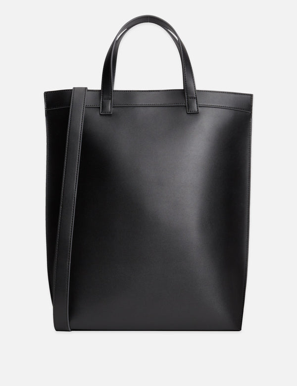 Faux Leather Embossed Tote Bag