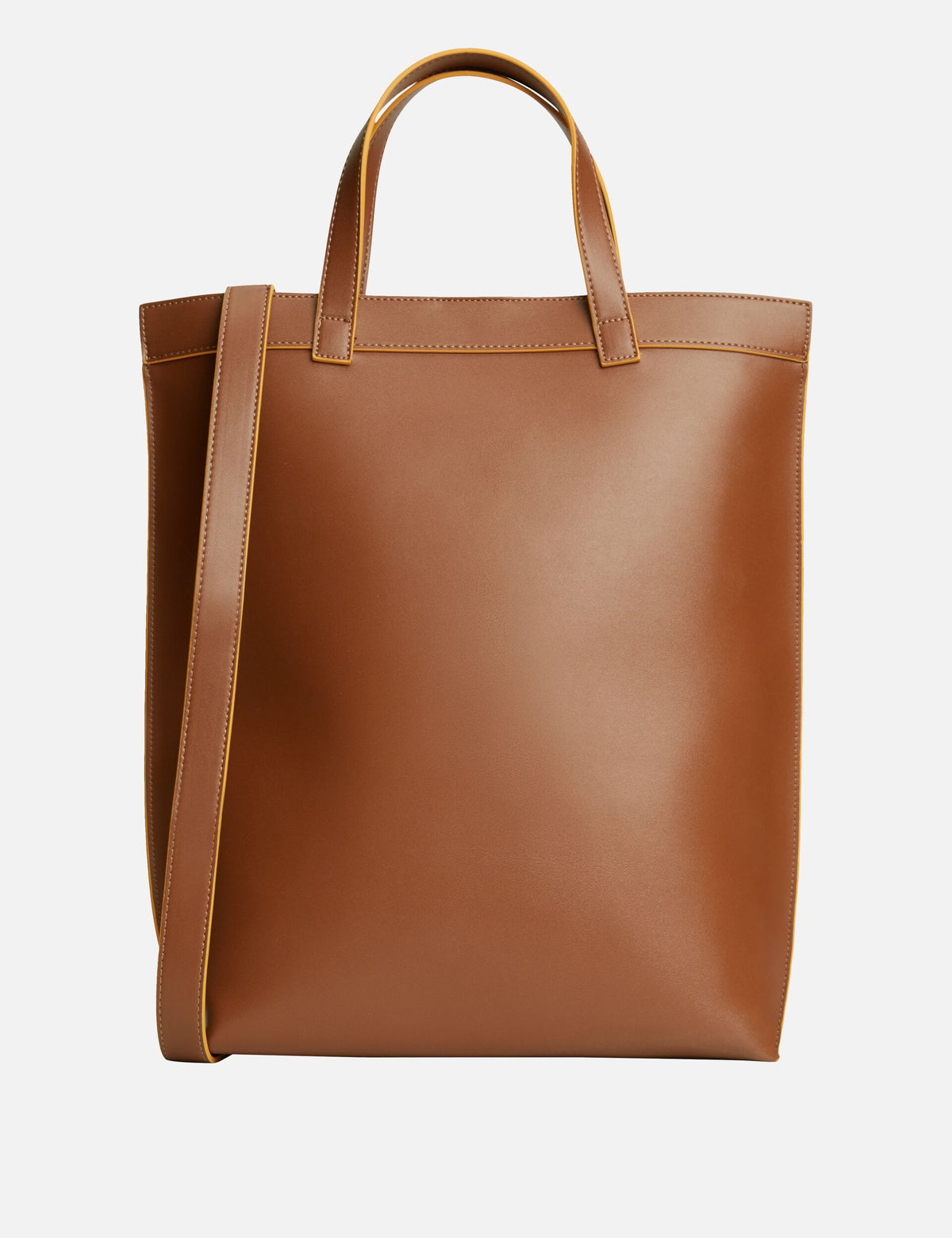 Faux Leather Embossed Tote Bag