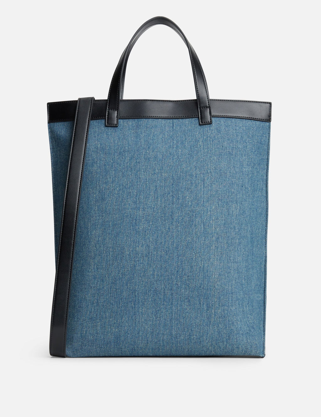 Denim Embossed Tote Bag
