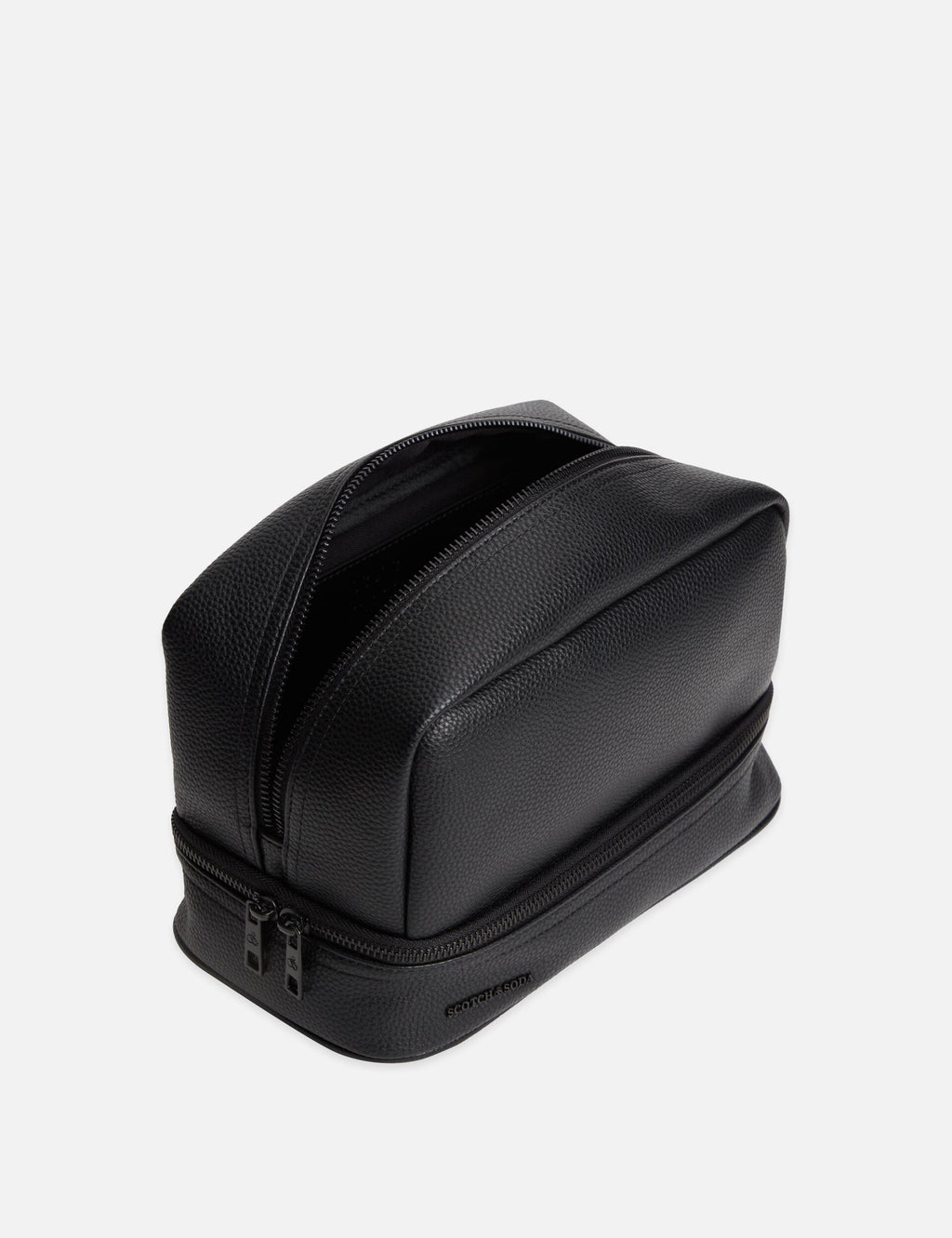 Faux Leather Toiletries Bag
