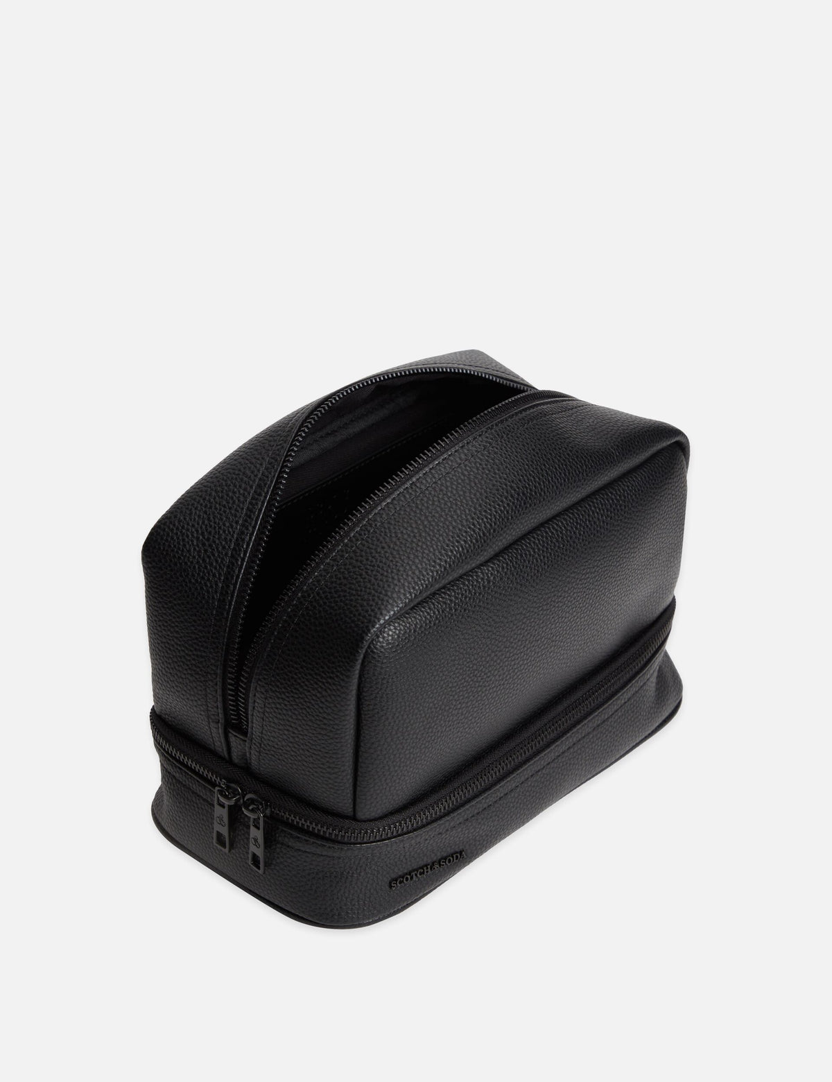 Faux Leather Toiletries Bag