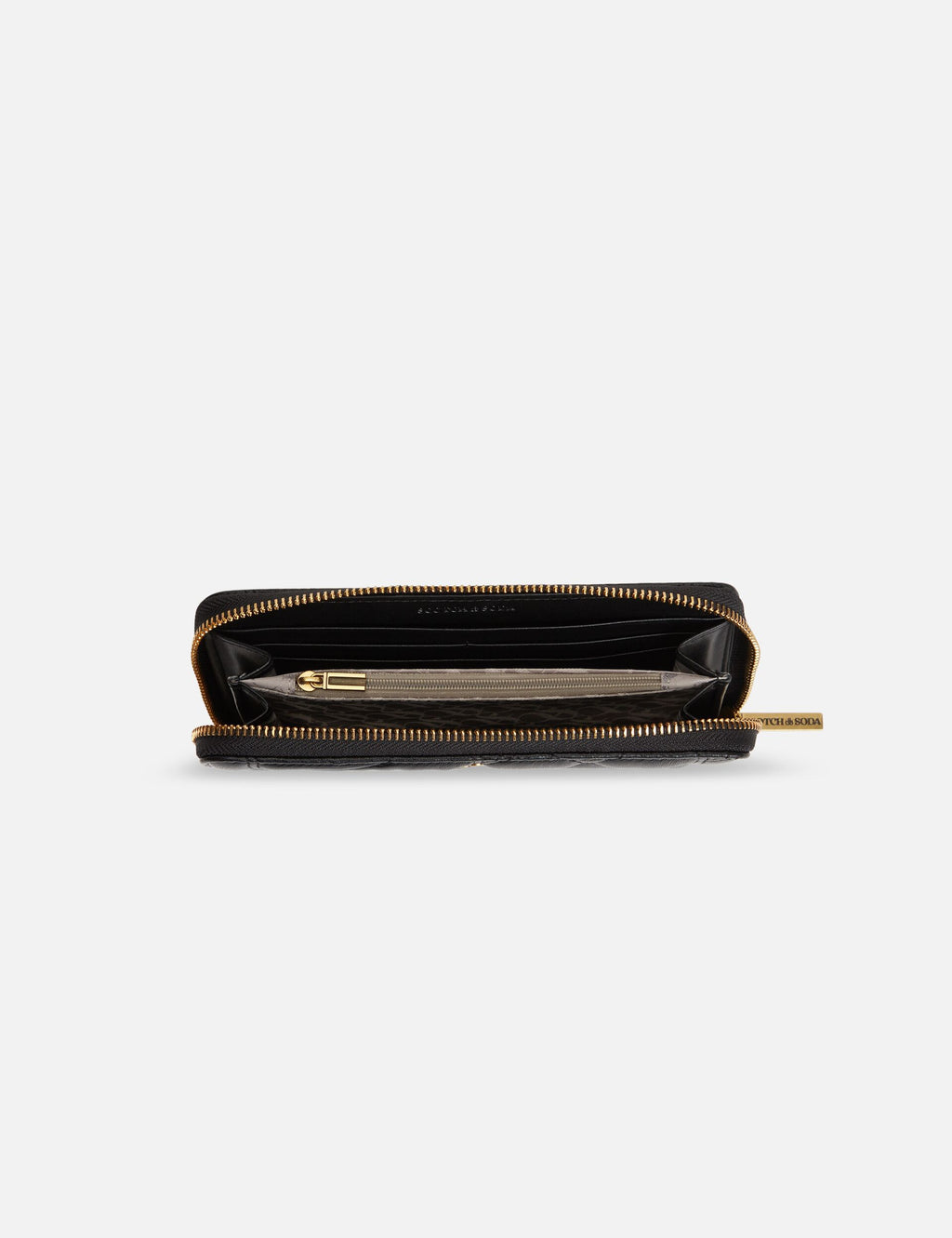 Faux Leather Zip Wallet