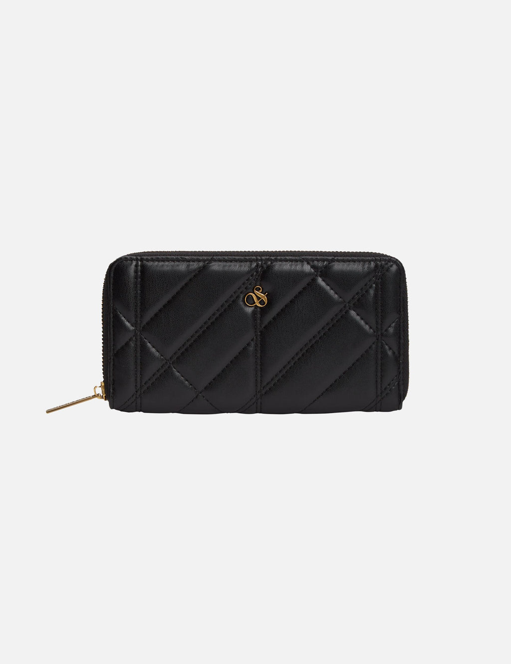 Faux Leather Zip Wallet