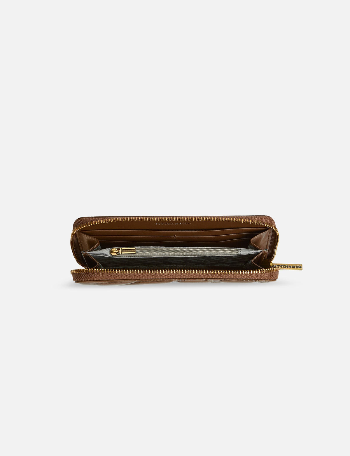 Faux Leather Zip Wallet