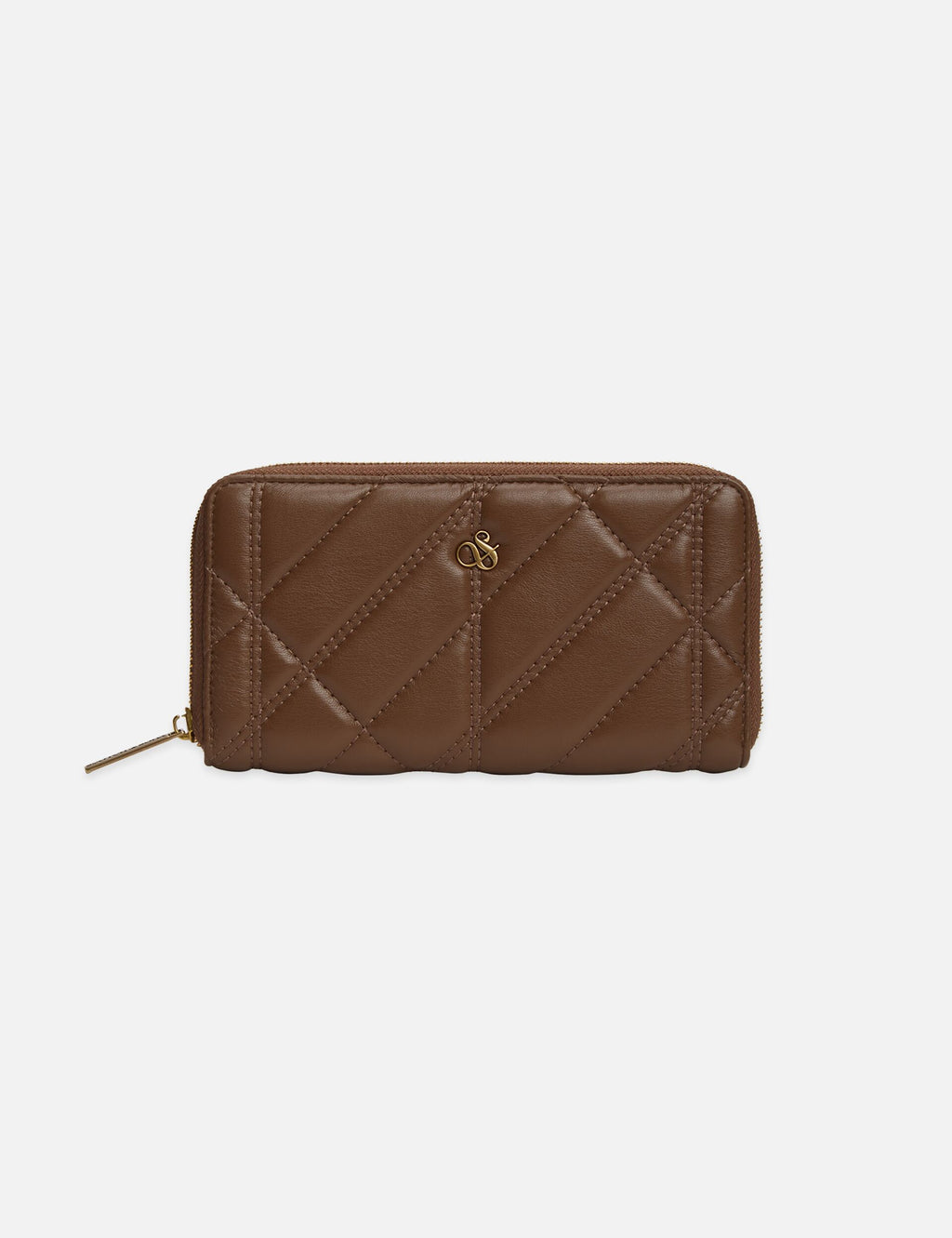 Faux Leather Zip Wallet