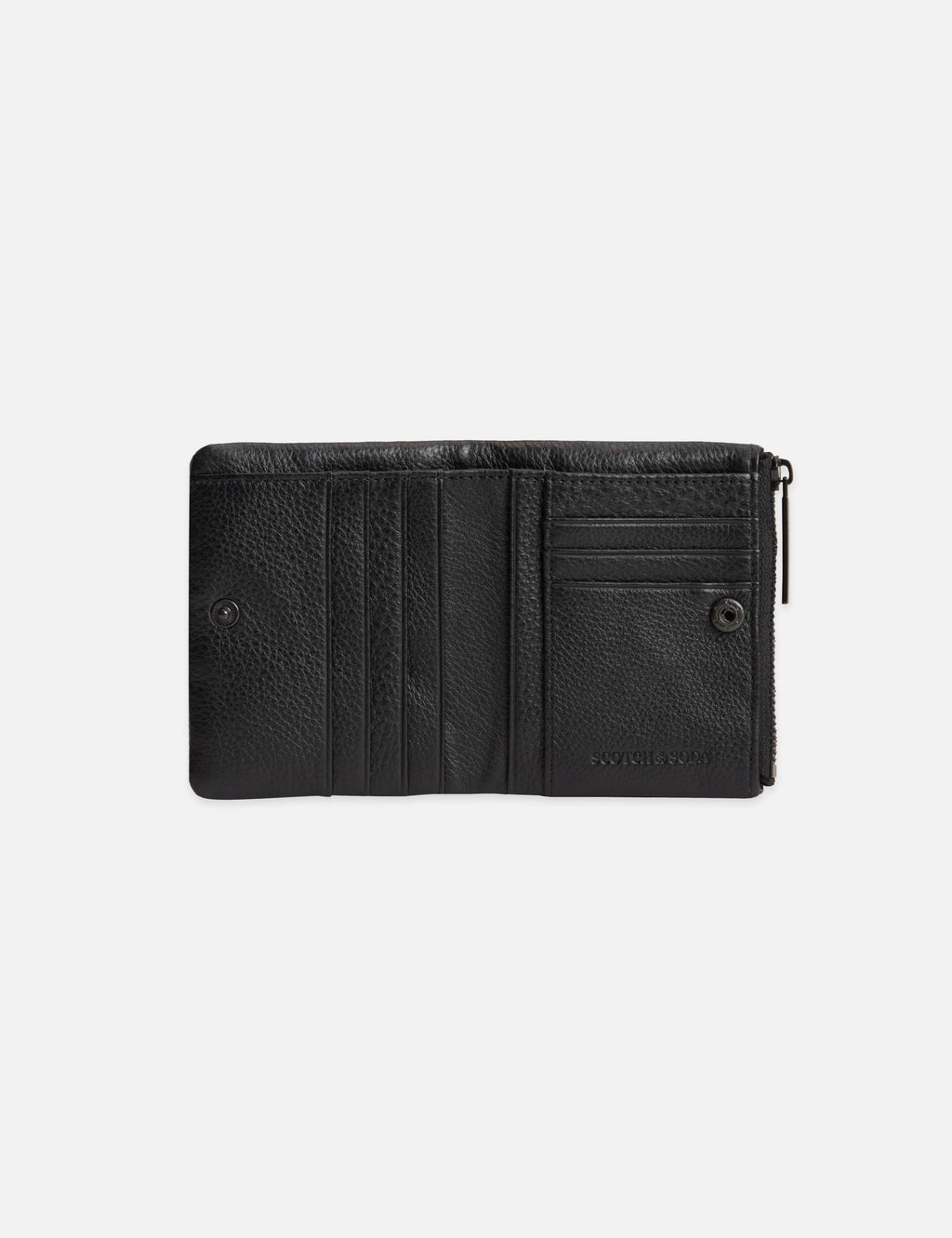 Pebbled Leather Bi-Fold Wallet