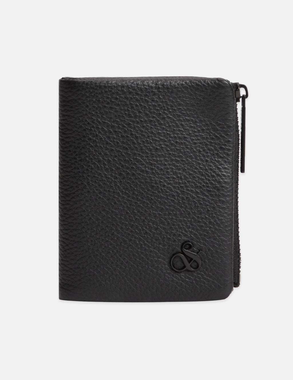 Pebbled Leather Bi-Fold Wallet