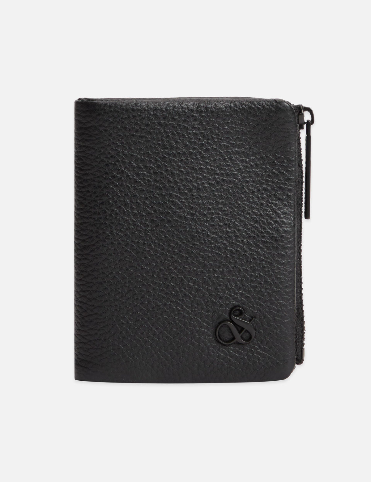 Pebbled Leather Bi-Fold Wallet