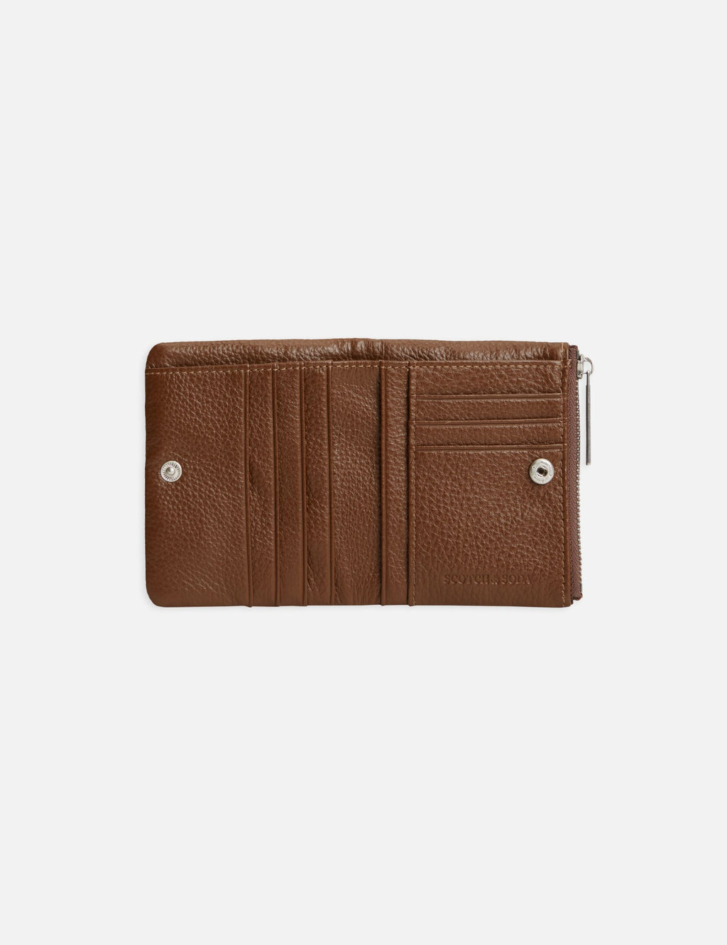 Pebbled Leather Bi-Fold Wallet