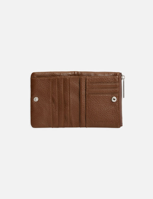 Pebbled Leather Bi-Fold Wallet
