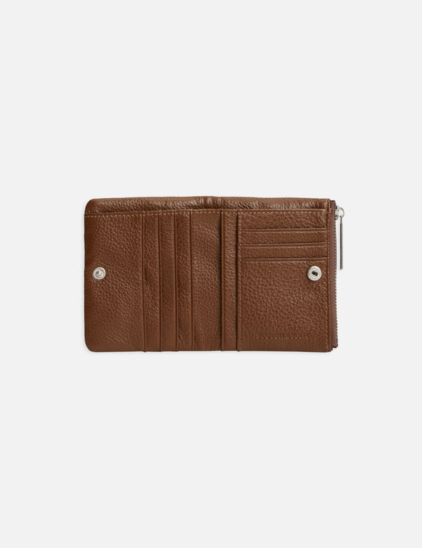 Pebbled Leather Bi-Fold Wallet