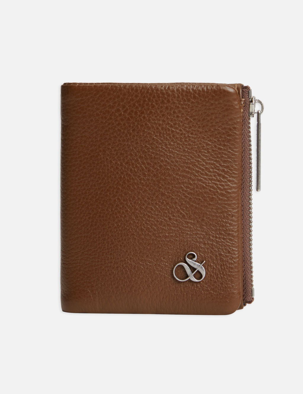 Pebbled Leather Bi-Fold Wallet