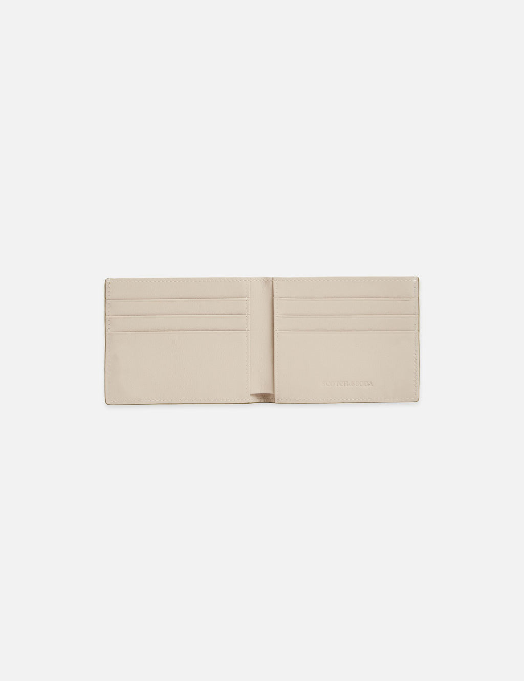 Two-Tone Woven Leather Bi-Fold Wallet