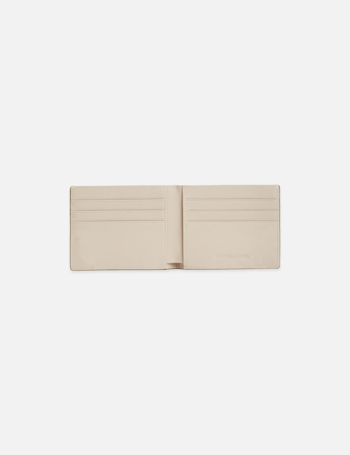 Two-Tone Woven Leather Bi-Fold Wallet