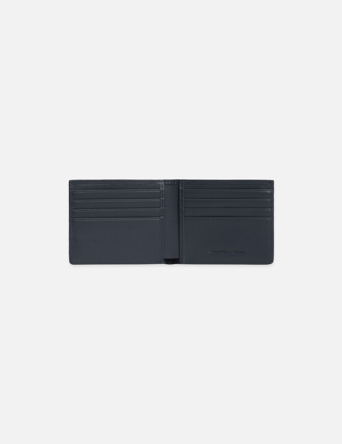 Textured Leather Bi-Fold Wallet