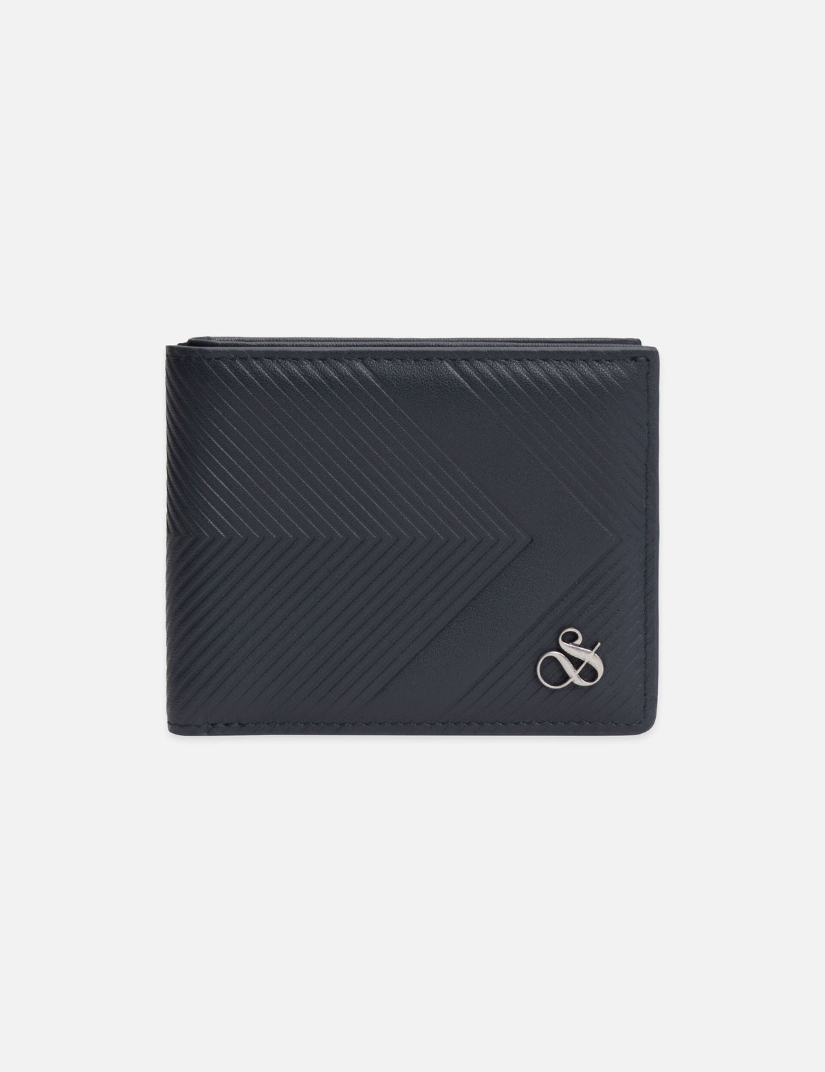 Textured Leather Bi-Fold Wallet