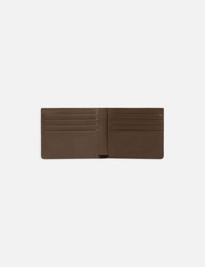 Textured Leather Bi-Fold Wallet
