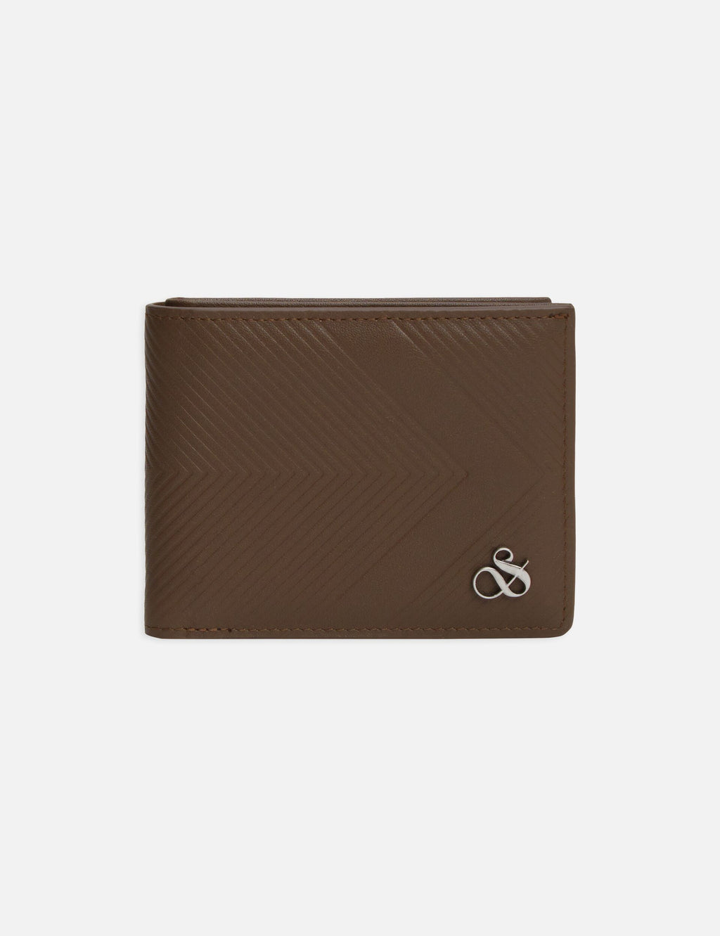 Textured Leather Bi-Fold Wallet