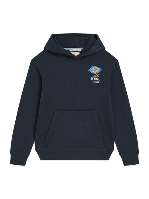 Fleece-Hoodie mit Grafik
