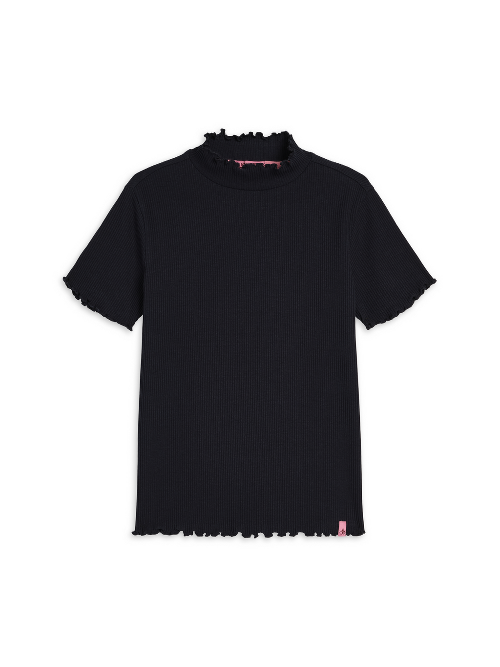 Rib Knit Fashion Tee