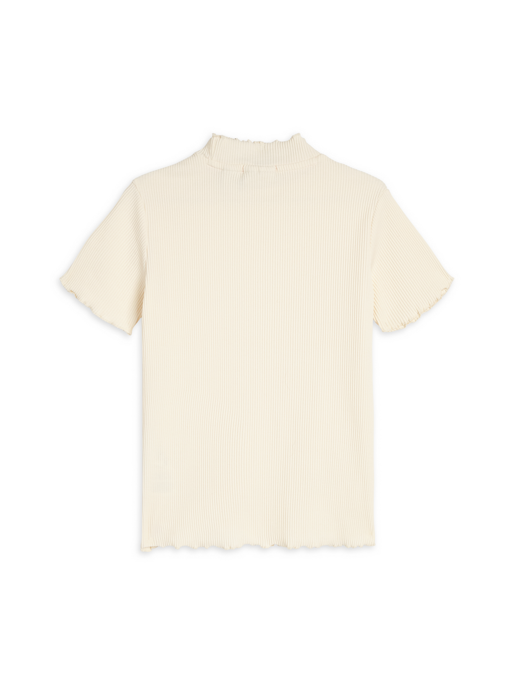 Rib Knit Fashion Tee