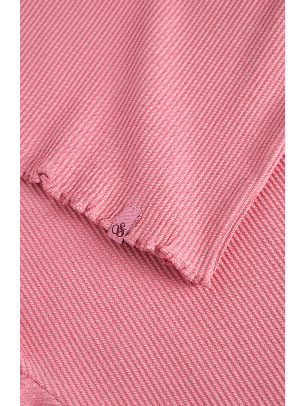 Rib Knit Fashion Tee