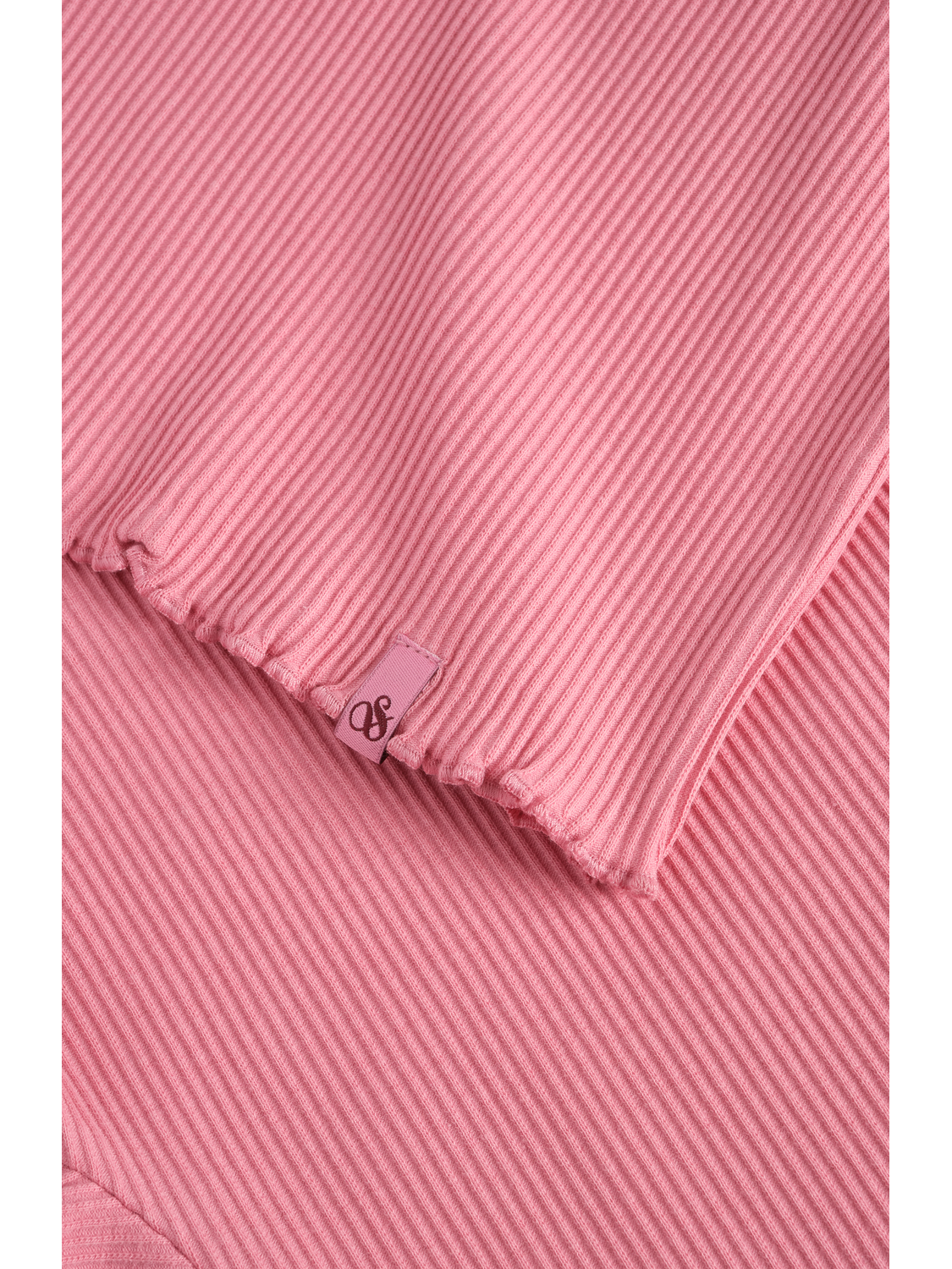 Rib Knit Fashion Tee