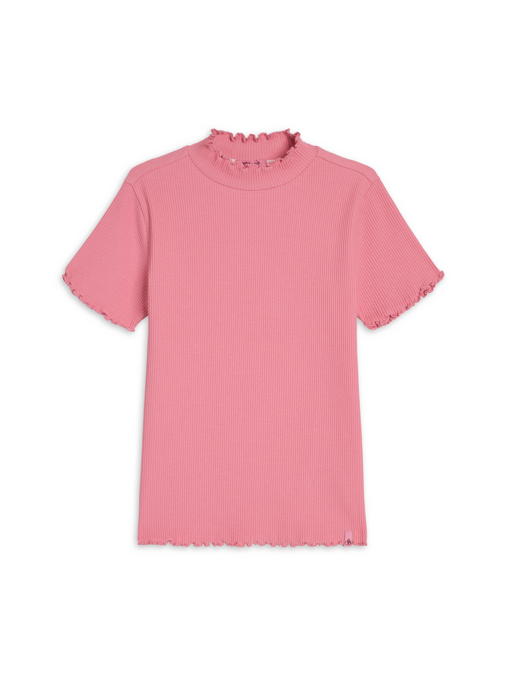 Rib Knit Fashion Tee