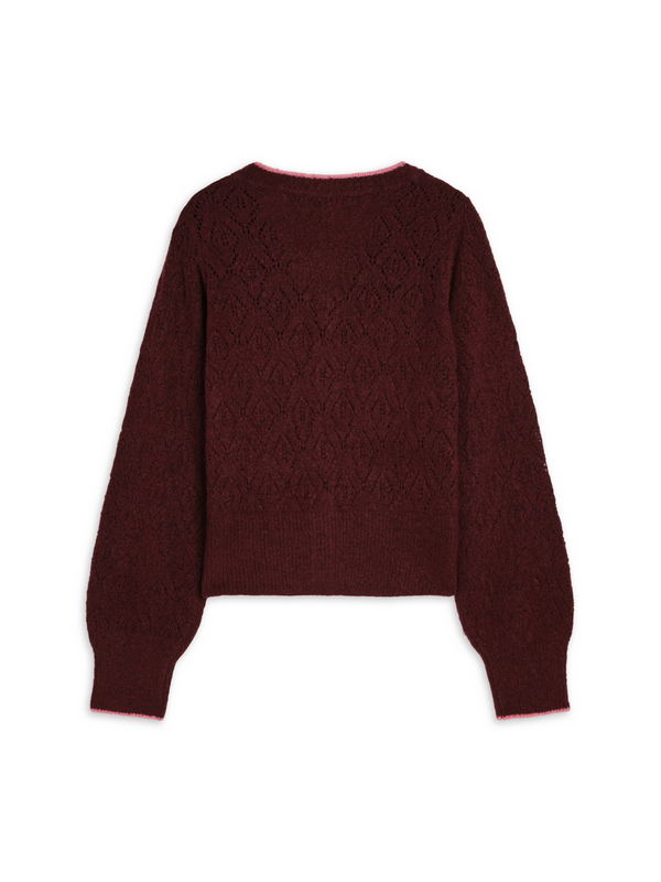 Knopfstrickjacke