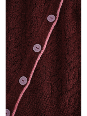 Knopfstrickjacke