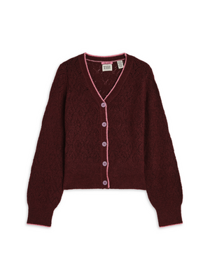Knopfstrickjacke
