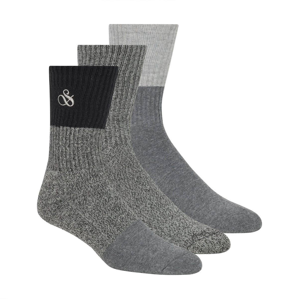 3er-Pack Herren Socken aus Halbfrottee-Baumwolle