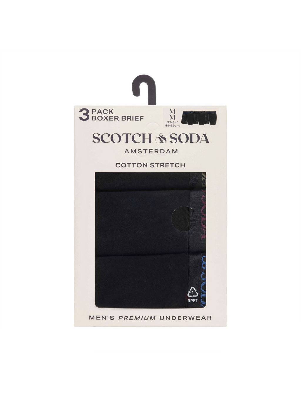 Essentials – Men's Cotton Stretch Boxer Brief (3 Pack)