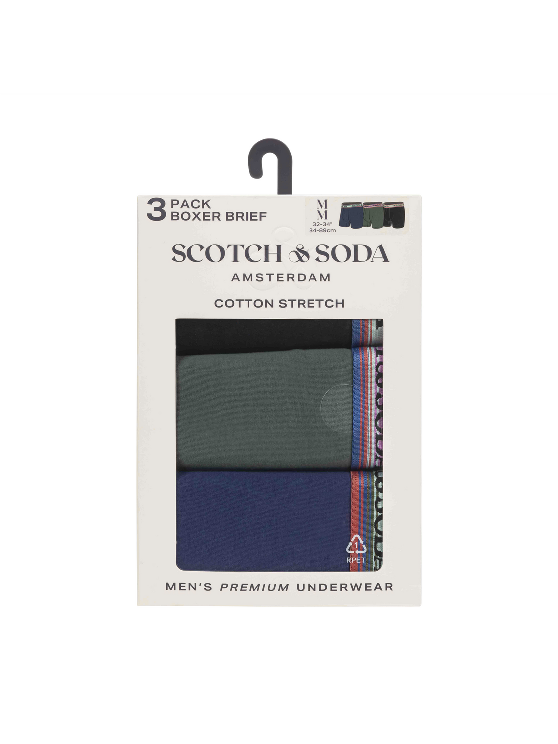 Core - Cotton Stretch Boxer Brief (3 Pack)