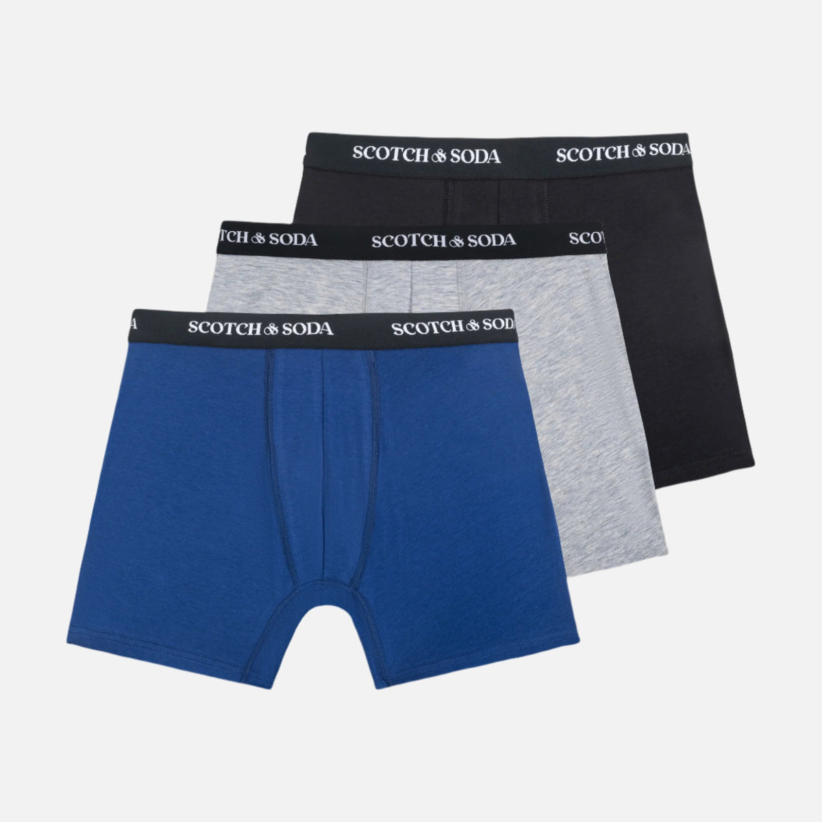 3er-Pack Herren-Boxershorts aus Baumwoll-Stretch