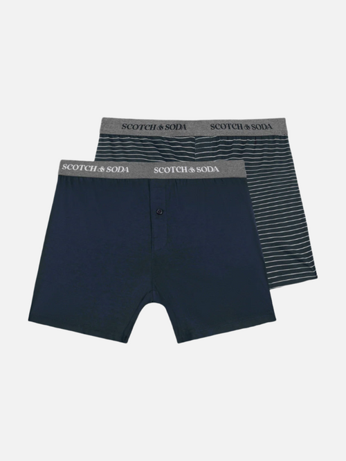 2er-Pack Boxershorts aus Baumwoll-Modal-Mix für Herren