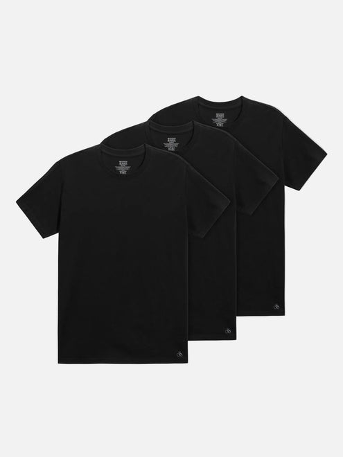 Lot de 3 tee-shirts ras du cou ultra doux pour homme