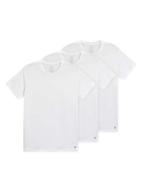 Lot de 3 tee-shirts ras du cou ultra doux pour homme