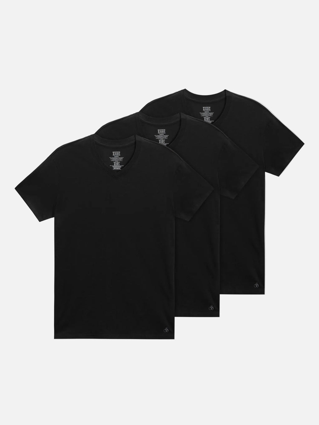 3Pk Mens Ultra Soft V-Neck Tee