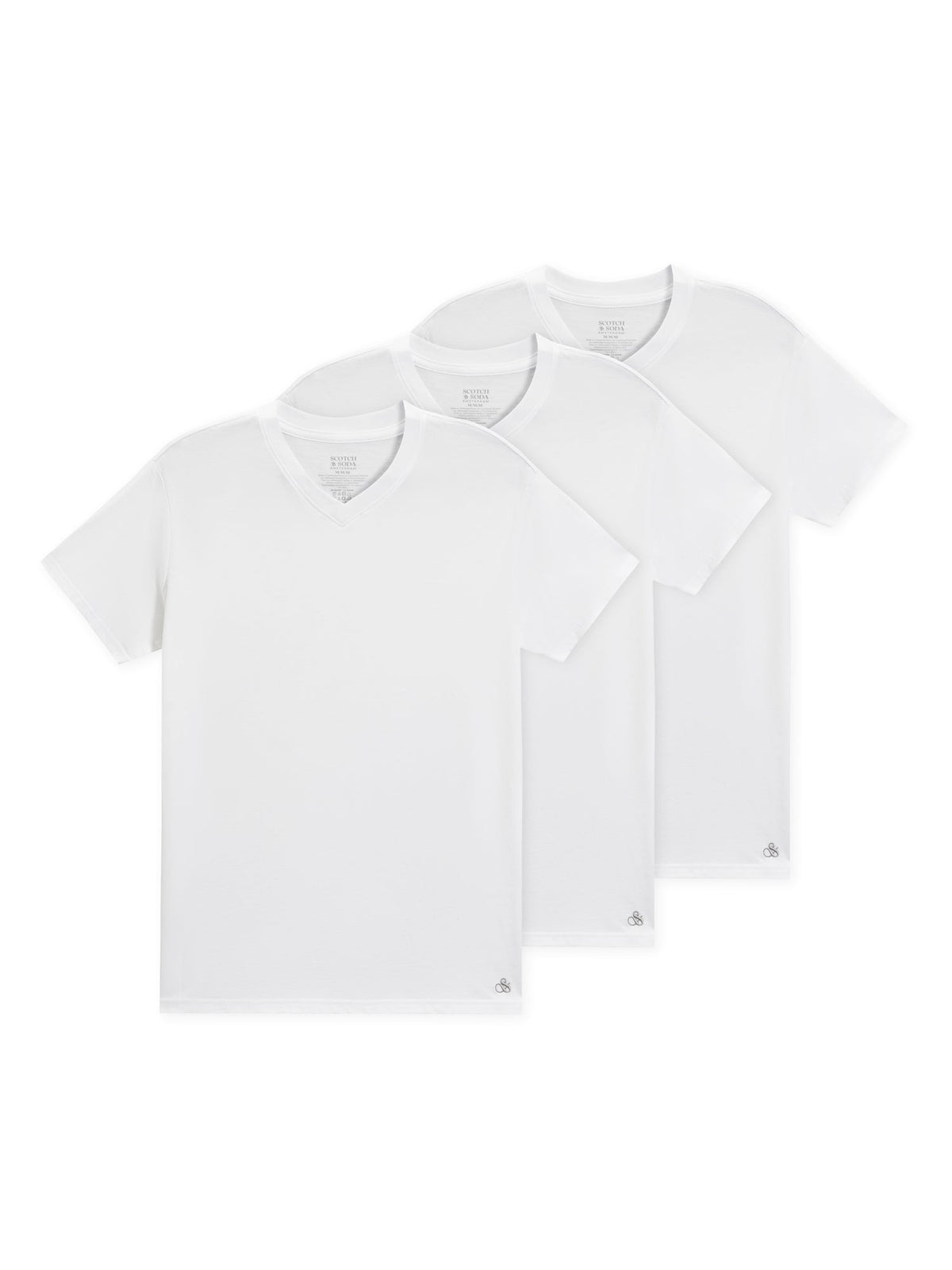 3Pk Mens Ultra Soft V-Neck Tee
