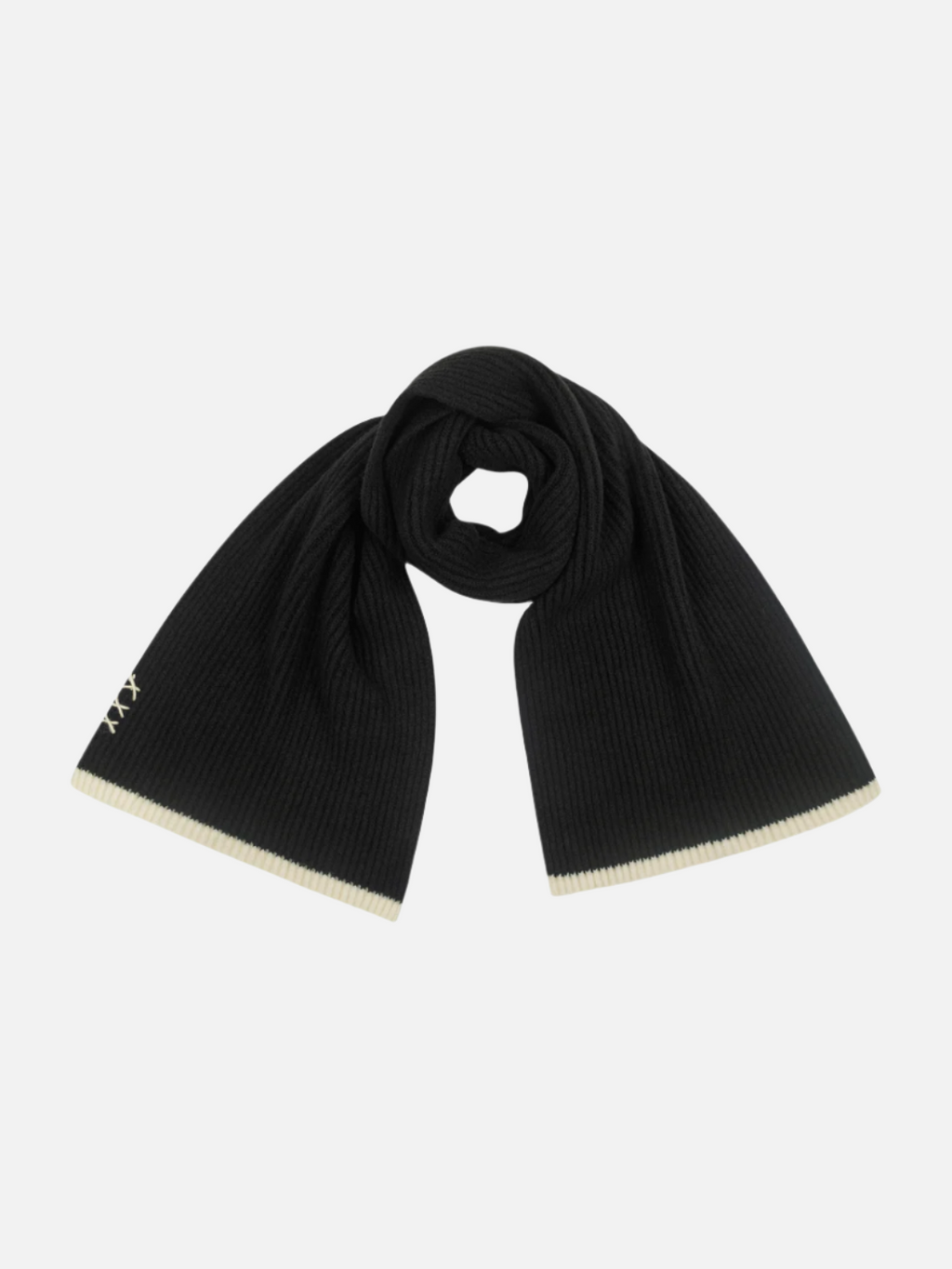 Écharpe en maille côtelée S&S