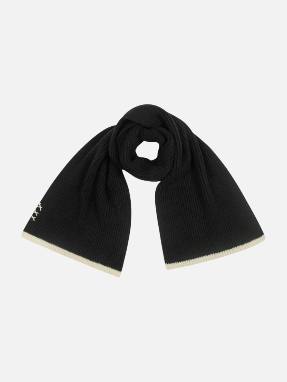 Écharpe en maille côtelée S&S