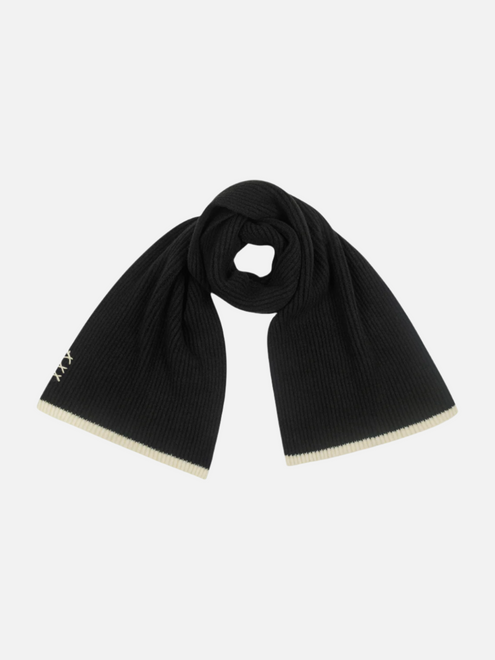 Écharpe en maille côtelée S&S