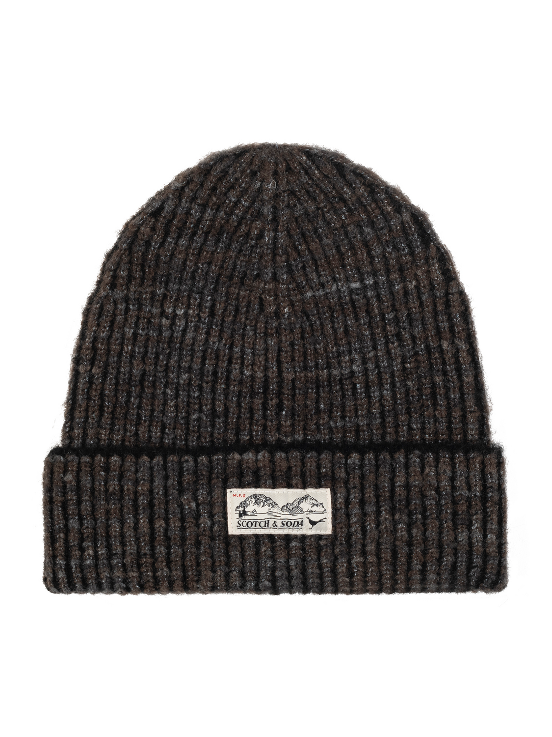 S&S 2 Color Rib Cuff Beanie