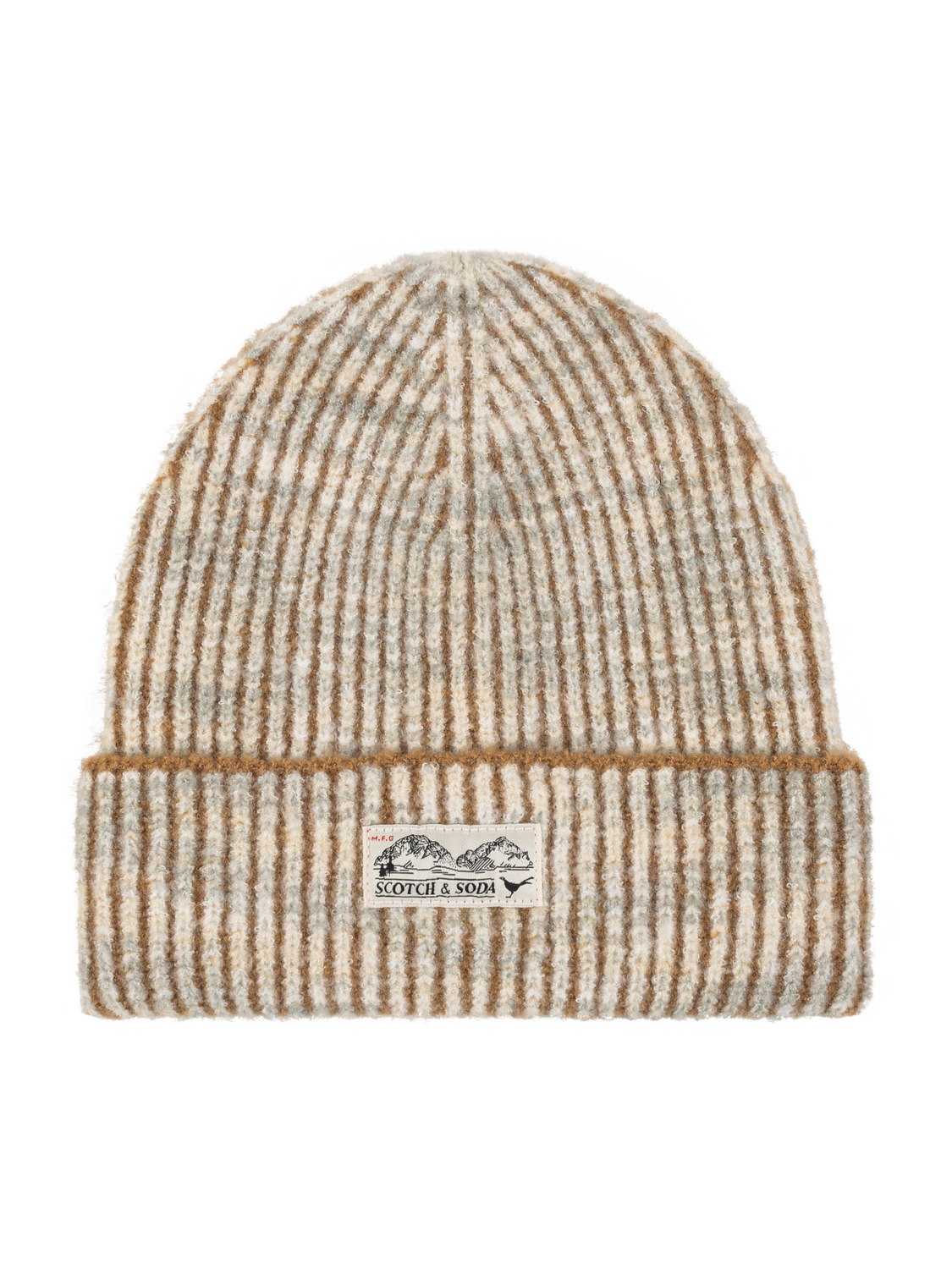 S&S 2 Color Rib Cuff Beanie