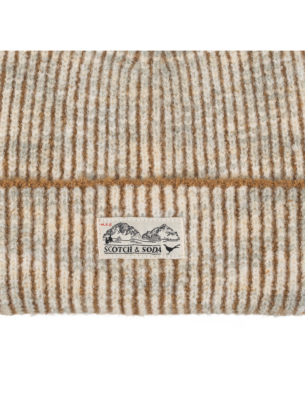 S&S 2 Color Rib Cuff Beanie