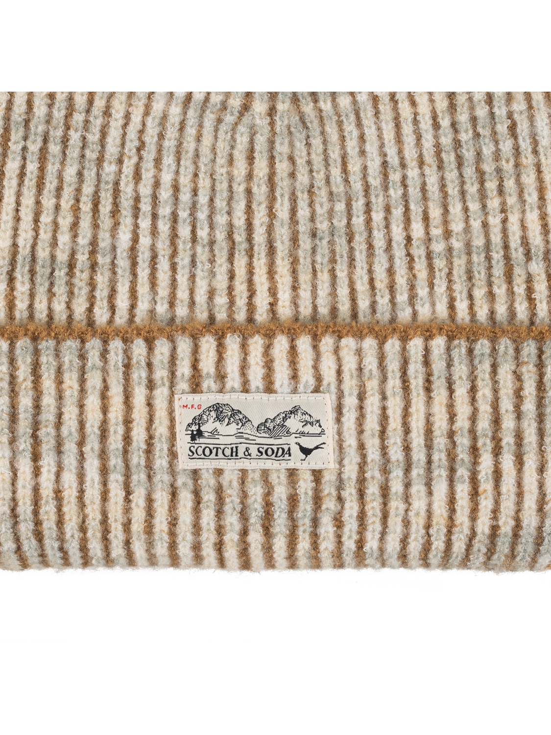 S&S 2 Color Rib Cuff Beanie