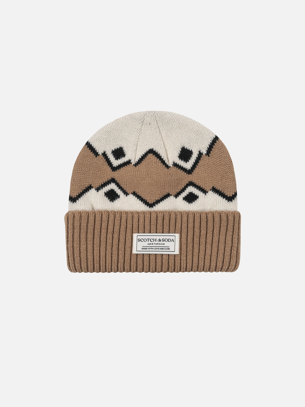 S&S Fairisle Cuff Beanie