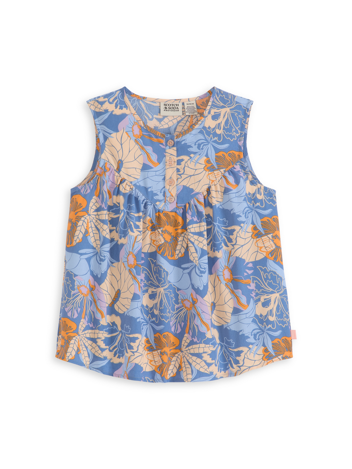 S&S Girls 2Pc Top & Denim Short Set
