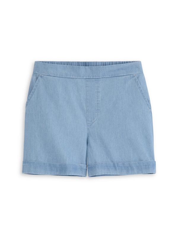 Girls' S&S Girls 2Pc Top & Denim Short Set